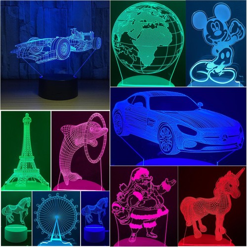 Led illusion night light - illusion,