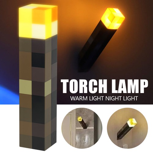 Kids minecraft game torch - game, wall