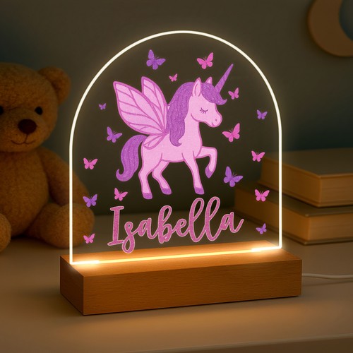 Personalised led girl night - girl,